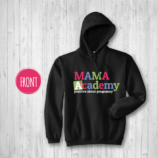 Black Hooded Unisex Jumper