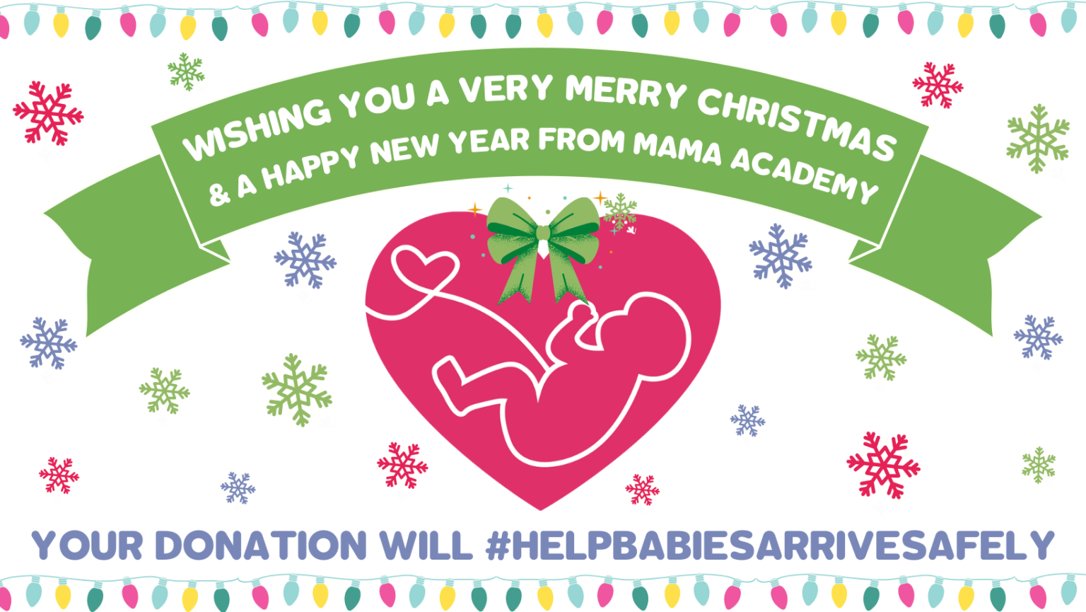 Christmas Card Campaign MAMA Academy